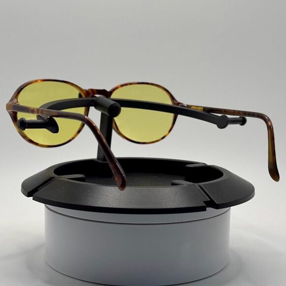 Vintage Ralph Lauren 523 Eyeglasses | Tortoise Frames | New Yellow Lenses 1980s main image 8